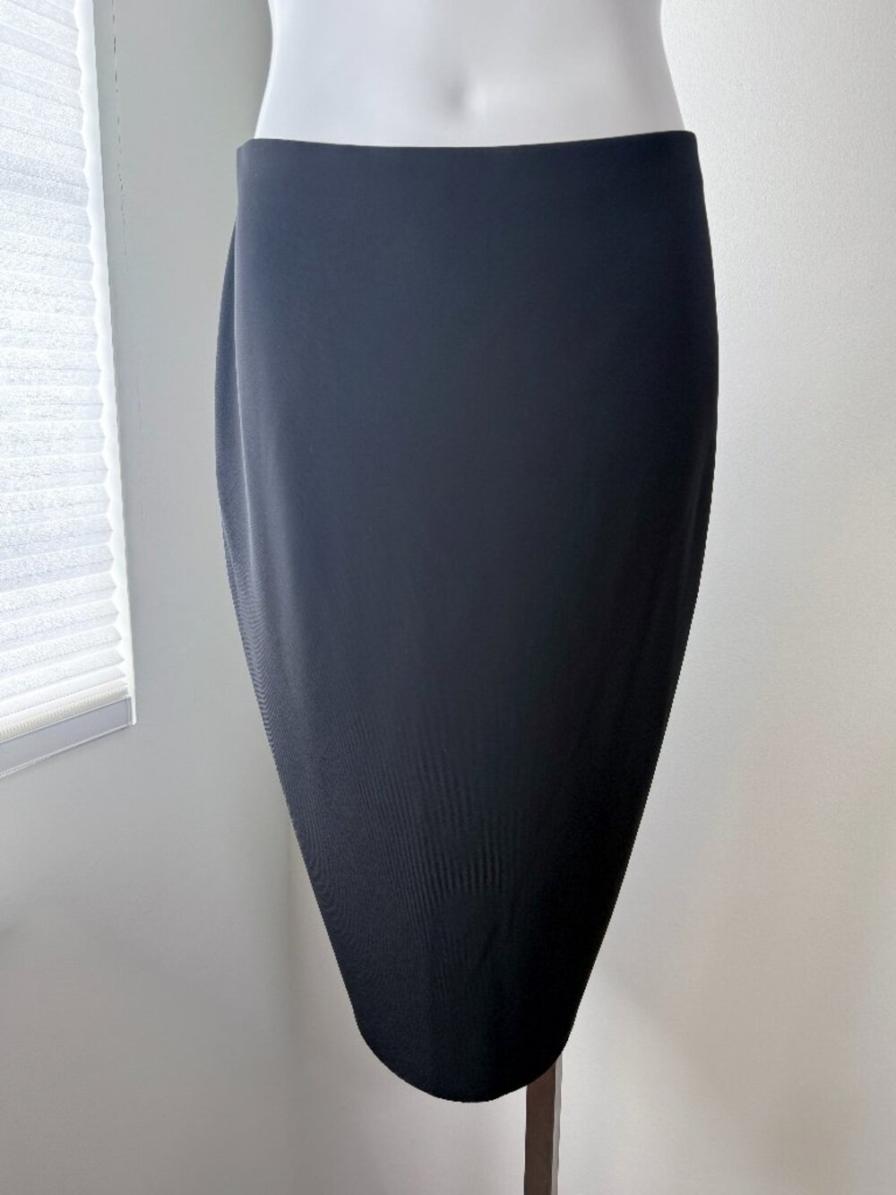 Bailey 44 Black Stretch Matte Jersey Pencil Skirt